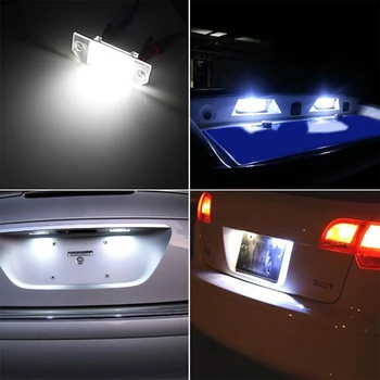12V LED Fara Eroare Canbus Înmatriculare Auto Lumina Lămpii Numărului de Înmatriculare Pentru Ford Foucs MK2 2 2003 - 2011 C-Max Cmax 2003 - 2010
