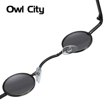 Mici, Rotunde ochelari de Soare pentru Femei ochelari de Soare Retro Bărbați Pod Larg de Brand Punk Ochelari de Soare Cadru Metalic Vintage Party Ochelari de UV400