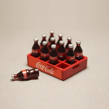 Ob11 1 / 12BJD Casa de Jucarie Mini Alimente Simulare Model în Miniatură Mini Sticla de Cola Bucătărie Păpușă Jucărie Scena Accesorii