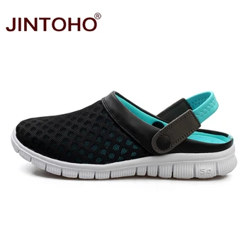 JINTOHO Unisex Casual, Sandale, Pantofi de Moda ochiurilor de Plasă Respirabil Pantofi de Vara Barbati Sandale Barbati Ieftine Papuci Sandale Pantofi de Mers pe jos