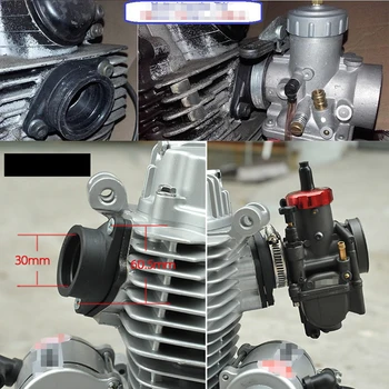 Alconstar-Motociclete Motor Carburator, Cauciuc Adaptor Admisie Conducta de Admisie UTV ATV KOSO OKO Mikuni Keihin PWK 28 30 32 34 mm