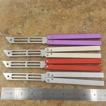 Fluture antrenor cuțit Triton 440 lama mâner din Aluminiu bucșa sistem jilț cuțit nu ascuțit cuțit de vânătoare pliere cuțit de buzunar