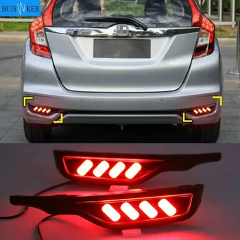 Spate cu LED-uri Roșu Bara Spate Reflector Lumina Lămpii de Stop de Ceață Lumina de Frână Pentru Honda JAZZ se Potrivesc 2018 2019