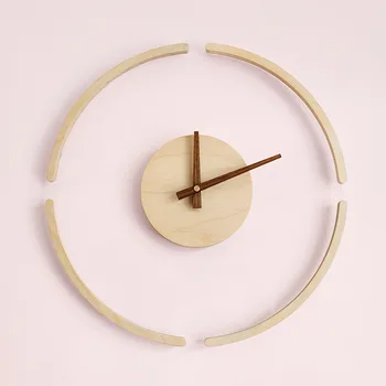 14 inch Creative Transparent Suspensie Ceasuri de Perete Nordic Simplu Cuarț Ceas Home Living Decor de Perete