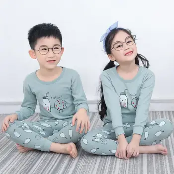 Nouă Copii Pijamale pentru Copii Seturi de Îmbrăcăminte de Primăvară de Toamnă din Bumbac pentru Copii Pijamale Pentru Fete Baieti Pijamale Desene animate Homewear Costum 3-10Y