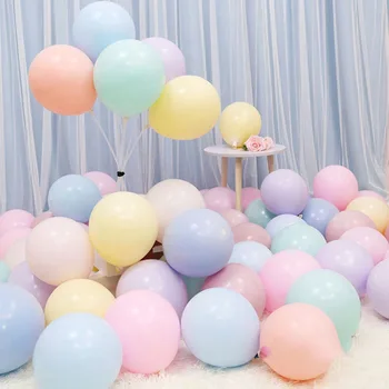 50Pcs 10inch se Amestecă Culoare Balon Latex Happy Birthday Party de Nunta Decor de Crăciun Ballon Bile de Aer Cifre Globos Copil de Dus