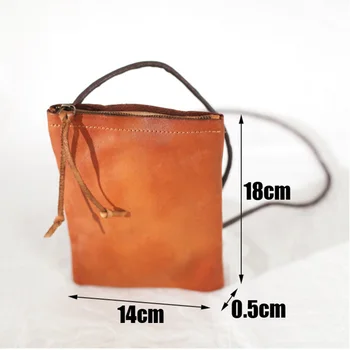 EUMOAN Vintage din piele telefon mobil, geanta, doamnelor mini stiletto sac, bagtop din piele sac fată