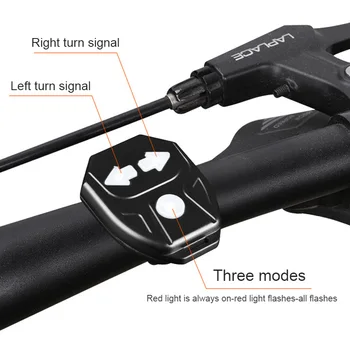 Bicicleta Transforma Semnalele de Control de la Distanță de Biciclete Direcție Indicator LED MTB Lumina din Spate USB Reîncărcabilă cu Bicicleta Stop cu Corn