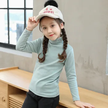 2020 Nou Toamna Și Iarna din Bumbac pentru Copii Bluze Pulover Pentru Boysand Fete Pulover Tricotate Pentru Copii Și Turtlenecks Pentru Fata