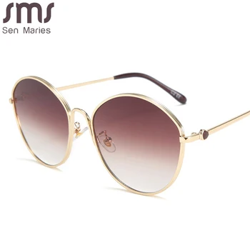 2021 Oval Epocă ochelari de Soare Femei Bărbați Ochi de Pisica de Lux de Brand Designer de Ochelari de Soare Doamna RetroEyeglasses Oculos De Sol UV400