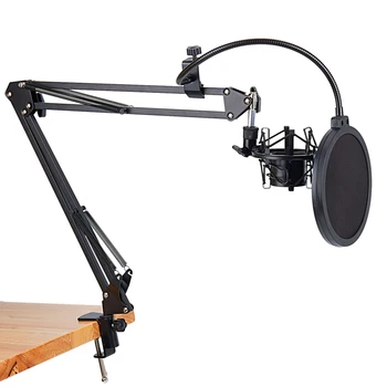 NB-35 Microfon Foarfeca Braț Suport și Clemă de Montare Tabelul&NV Filtru Windsn Scut & Metal Kit de Montare