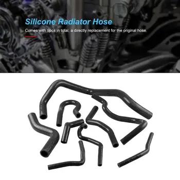 9 Buc Silicon lichidului de Răcire a Radiatorului Furtun Furtun de Silicon Kit pentru Honda Civic D15 D16 pentru Sohc Eg/Ek 92-00 Auto Tub de Silicon