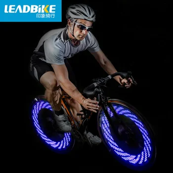 Leadbike 7 LED-uri Colorate Biciclete Roata de Bicicleta cu LED Lumini de Ciclism Biciclete Accesorii Impermeabil de Valve Anvelope de Lumină pentru Transport Gratuit