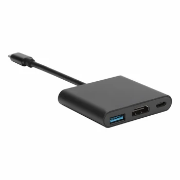 Clasic 3 in 1 USB-C Hub de Tip C pentru a-USB3.0+4K HDMI+PD USB-C Adaptor Converter pentru PC, Laptop Accessaries Consumabile Piese