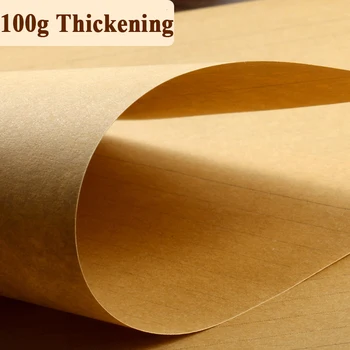50 100 coli A4/B5/A5 Epocă Kraft hârtie de Scris Scrisoare de Papetărie Romantic Notă Creativă ambarcațiuni de Hârtie pictura ambalaje de hârtie