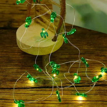3M Evenimente de Crăciun 30LED Cactus LED Lumini Șir Baterie Alb Cald Zână Șir de Cactus Lampa Decor de Vacanță Corpuri de iluminat