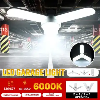 Super Luminoase de Iluminat Industrial 150W E27 Led Fan Garaj Lumina 80W 360 de Grade Deformabile Condus Atelierul de Înaltă Bay Industriale Lampa
