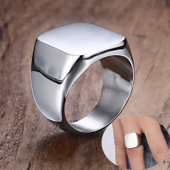 LETAPI 2020 Noua Moda Personalizate din Oțel Inoxidabil Masiv de Timbru Ring pentru Bărbați Nunta branduri de Bijuterii de Epocă Cadouri