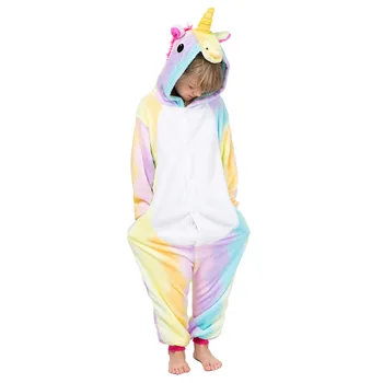 Costum Copii Unicorn Pijamale Copii Animale Unicorn Sleepwear Anime Hanorac Pijama Pentru Fete Baieti Traverse Pijamale