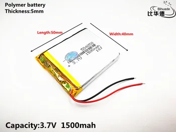 10buc Litru de energie a bateriei Bun Qulity 3.7 V,1500mAH,504050 Polimer litiu-ion / Li-ion pentru JUCĂRIE,POWER BANK,GPS,mp3,mp4