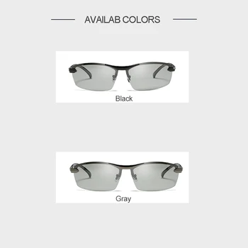 JLOVOJL schimbare de Culoare ochelari de soare, zi și noapte driver cameleon ochelari de schimbare a culorii polarizat ochelari de soare pentru bărbați ochelari