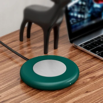 USB Ceașcă de Încălzire Pad Diametru 11cm Încălzire Coaster Cana Cald de Cafea cu Lapte Cupa Mat Constanta-Temperaturi Apa de Ceai Tampon de Încălzire