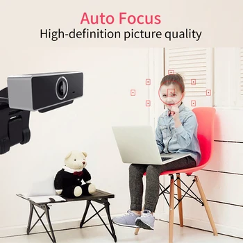 2020 camera web HD 1080P USB Mini aparat de Fotografiat Built-in, de Reducere a Zgomotului Microfon Multifuncțional Camera Web Pentru Video Conferinte Live Broadcast
