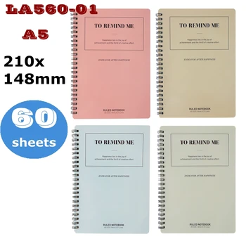 Deli LA560-01 Condus Notebook A5 B5 Dimensiune Sprial Notebook Europeană stil de moda populare caiete pentru birou elev acasă
