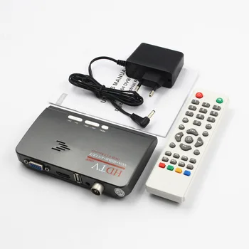 DVB-T/DVB-T2 TV Tuner Receptor DVB-T/T2 TV Box VGA AV CVBS 1080P HDMI digital HD receptor de Satelit pentru Monitoare LCD/CRT