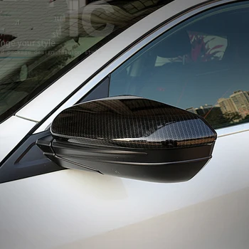 Fibra de Carbon Auto Oglinda retrovizoare Acoperă Shell Oglinda Retrovizoare Marginea Paznici Acoperire Pentru Honda Civic al 10-lea 2016 2017 2018 Accesorii