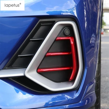 Lapetus Accesorii se Potrivesc Pentru Audi Q3 2019 - 2021 ABS Lumini de Ceață Față Foglight Lampa Cadru de Turnare prin Acoperire Kit de Echipare / Crom Lucios