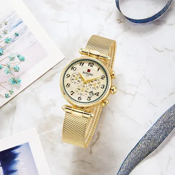RECOMPENSA pentru Femei de Moda Ceasuri de Lux, Marca Cronograf Sport pentru Femei Ceasuri Japonia Mișcarea Data Doamnelor Ceas de Ceas Reloj Mujer