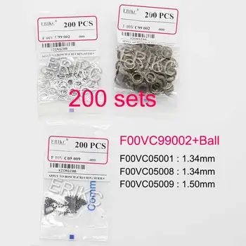 Inele de etanșare F00VC99002 Diesel Injector Supapă de Kituri de Reparații Bilă de Oțel F00VC05001 1.34 mm Injectorului de Combustibil mingea kit pentru Bosch