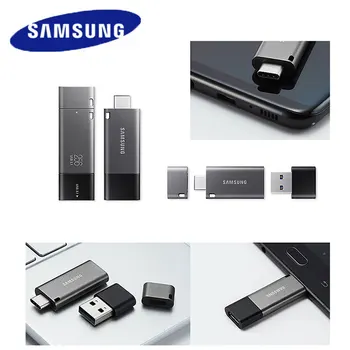 SAMSUNG USB3.1 Unitate Flash Disc DUO Plus 32GB, 64GB, 128GB, 256GB Pen Drive de Tip C/ Tip-O Dublă interfață Stick Memory Stick OTG