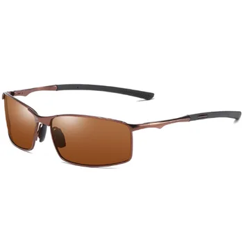 Brand Clasic Polarizat ochelari de Soare Pentru Barbati UV400 Masculin de Conducere Ochelari de Soare Piața de Metal ochelari de soare Nuante gafas de sol hombre