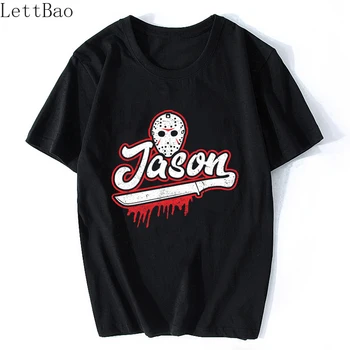 Vineri 13 Jason Voorhees Film de Groază Tricou Femei Harajuku Unisex Ulzzang Epocă Topuri Amuzant de Halloween Haine de T-shirt