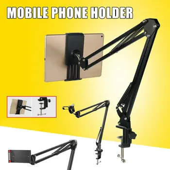 Universal Flexibil Brate Lungi Leneș Pat Clip Suport Pentru Telefonul Mobil, Tableta, Desktop Retractabil Stand Pliabil