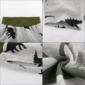INPEPNOW Dinozaur Fete pentru Copii pantaloni Scurți pentru Băieți Stripe/pantaloni Scurți de Camuflaj pentru Copii Haine de Vara/primavara pentru Copii Focuri de Pantaloni CZX38