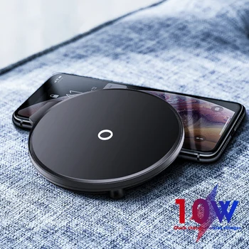 IONCT 10W Qi încărcător wireless pentru iPhone X XR XS 11 telefon wirless de Încărcare pentru Samsung, XiaoMi, Huawei încărcător wireless Rapid pad