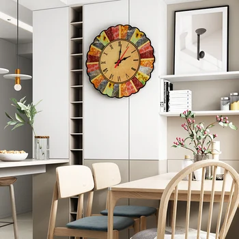 Acrilice Tăcut Perete Ceas Cu Design Modern, Vintage, Rustic, Retro Ceas Living Home Office Cafe Decorare Arta De Perete Mare Grijă