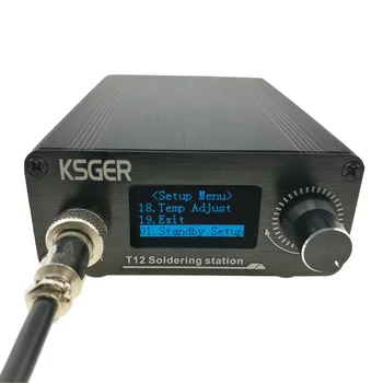 KSGER V2.01 T12 Controler de Temperatura Statie de Lipit Sudare Instrument de Lipit Electrice Fiare de călcat 9501 Aliaj Mâner K B2 BC2 D24