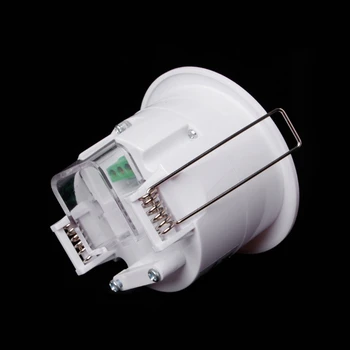 Mini 110-240V AC Reglabil 360 de Grade Tavan PIR Corpului Infraroșu Senzor de Mișcare Detector de Lampă Comutator de Lumină