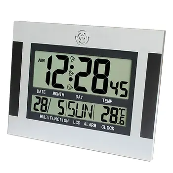 Digital de Proiectie Ceas cu Alarma Snooze Timp Termometru Calendar LCD Backlite