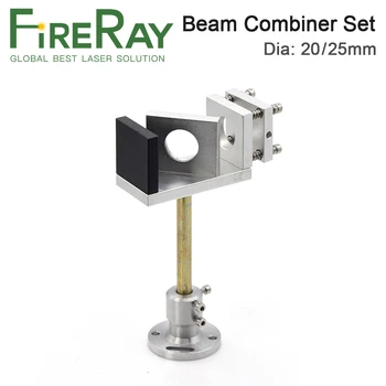 Fireray Fascicul Combiner Set de 20 de 25mm Fascicul Laser Combiner + Mount + Laser Pointer pentru emisiile de CO2 pentru Gravare cu Laser Masina de debitat