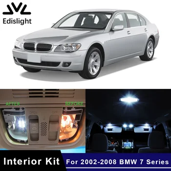 Edislight 20buc Canbus Fara Eroare Lampă cu LED-uri Becuri de Mașină Pachet de Interior Kit Pentru 2002-2008 BMW Seria 7 E65 Harta Dom Ușa Placa de Lumină