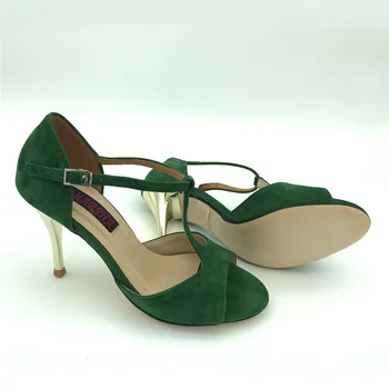 Confortabil și Fashional Argentina Tango Dans Pantofi de nunta si petrecere pantofi pentru femei T62103B-DGS