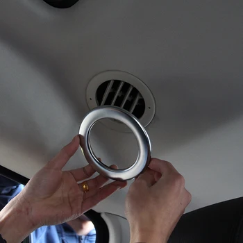 2 buc Crom Interior Accesoriu de Evacuare a Aerului Inel Ornamental Autocolant Pentru Land Rover Discovery 4 2010-2016,Mașină de Styling