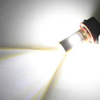 2 buc de Mare Putere H8 H11, H16 Lampa de Ceață LED Masini de Lumina de Zi Lumina DRL Lampă Alb Galben Roz Albastru de Cristal