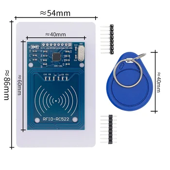 5PCS MFRC-522 RC522 RFID RF IC card modulul senzorului pentru a trimite S50 Fudan card, breloc
