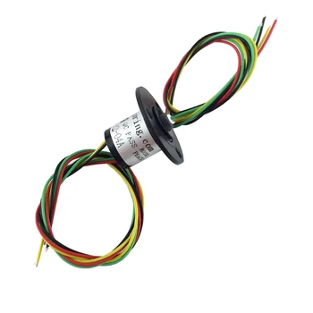 1buc Micro Conductoare Electrice Slip Ring 2-4CH 2A Diametru Exterior 12,5 MM Colector Slipring Roti la 360° Conector Rotativ Comun